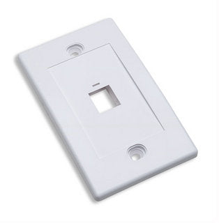 163286 TAPA (FACEPLATE) 1 PERFORACION COLOR BLANCO - 163286 TAPA (FACEPLATE) 1 PERFORACION COLOR BLANCO -